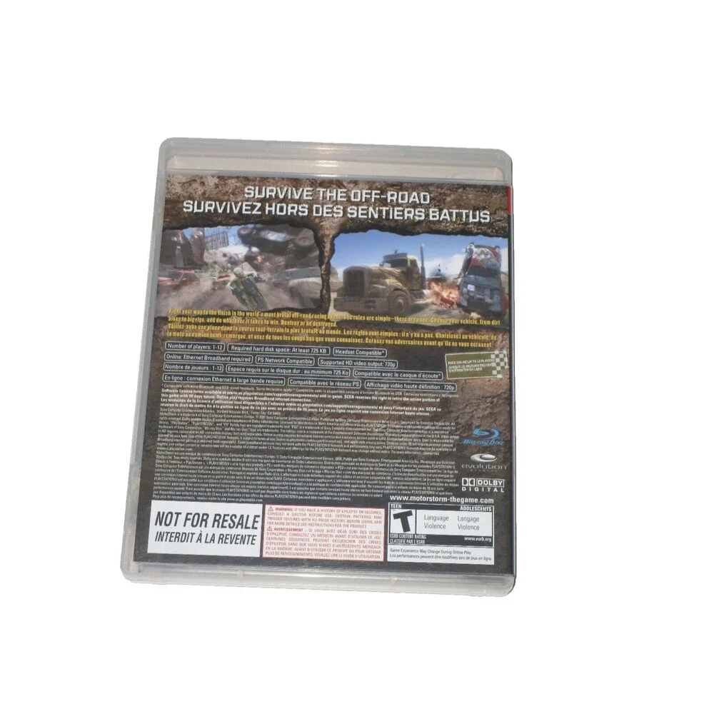 MotorStorm (Sony Playstation 3, 2007) COMPLETE
